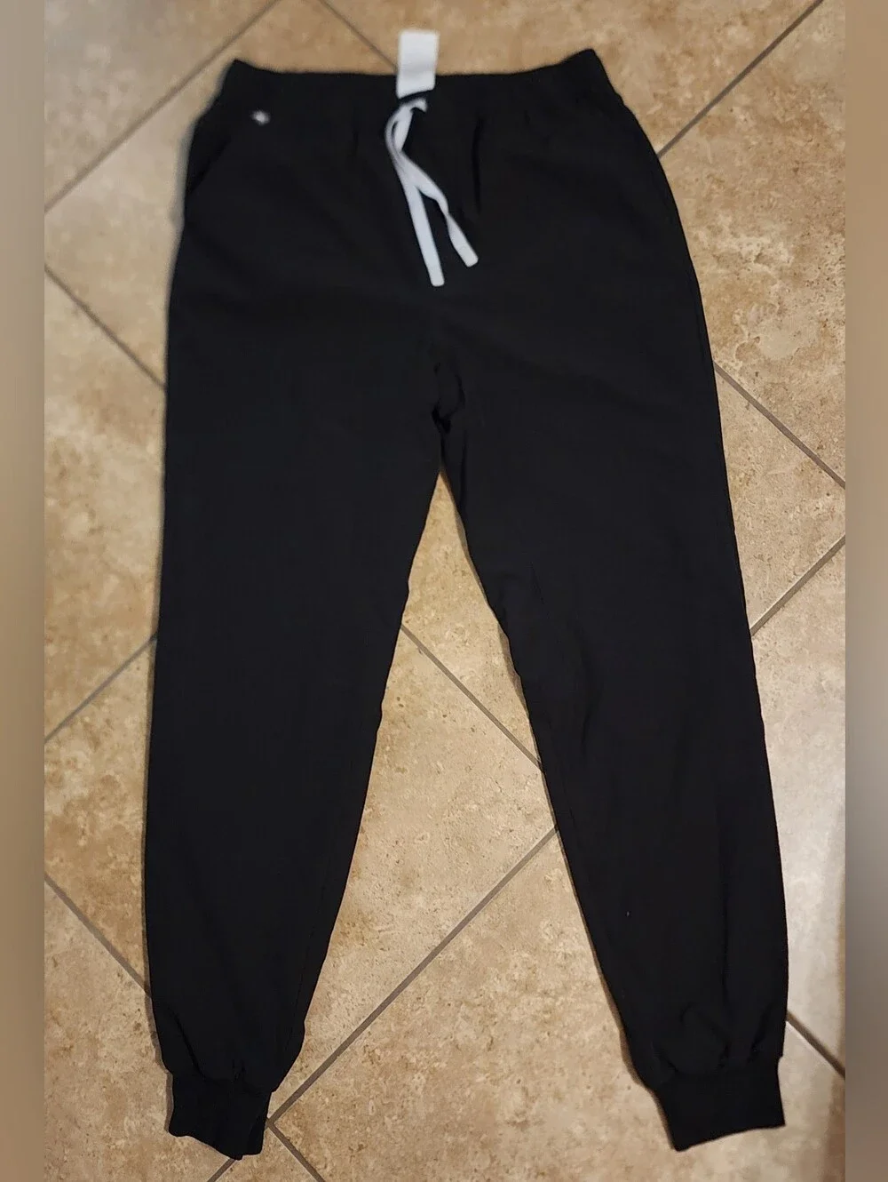 Large TALL Black Figs Lined Scrub Pants - Lot of 4